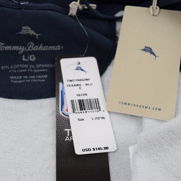 NWT Tommy Bahama Texans NFL Team Apparel Hoodie Jacket L - Picture 9 of 10